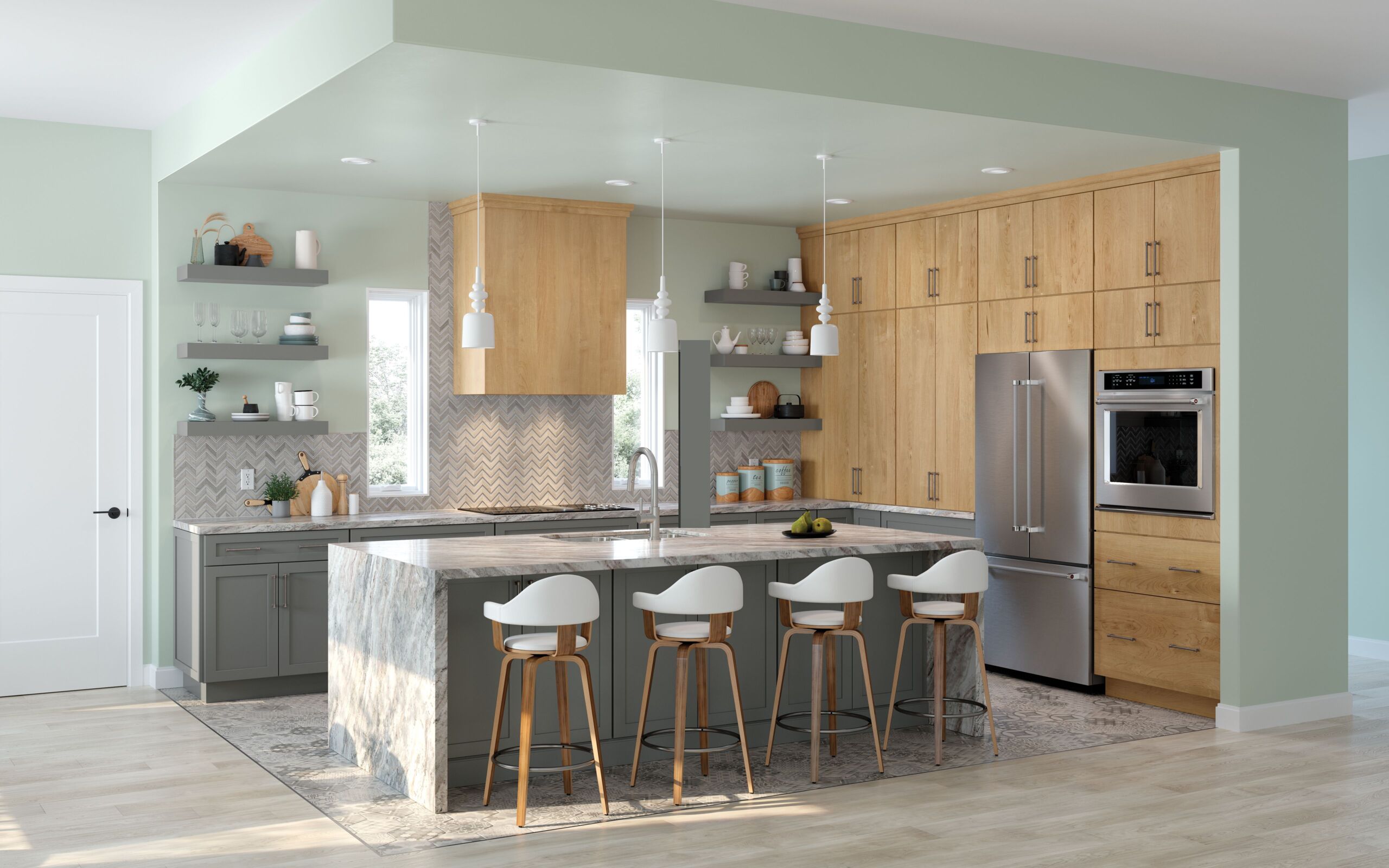 Choosing the perfect wood for kitchen cabinets